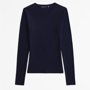 Abercrombie navy long sleeve
